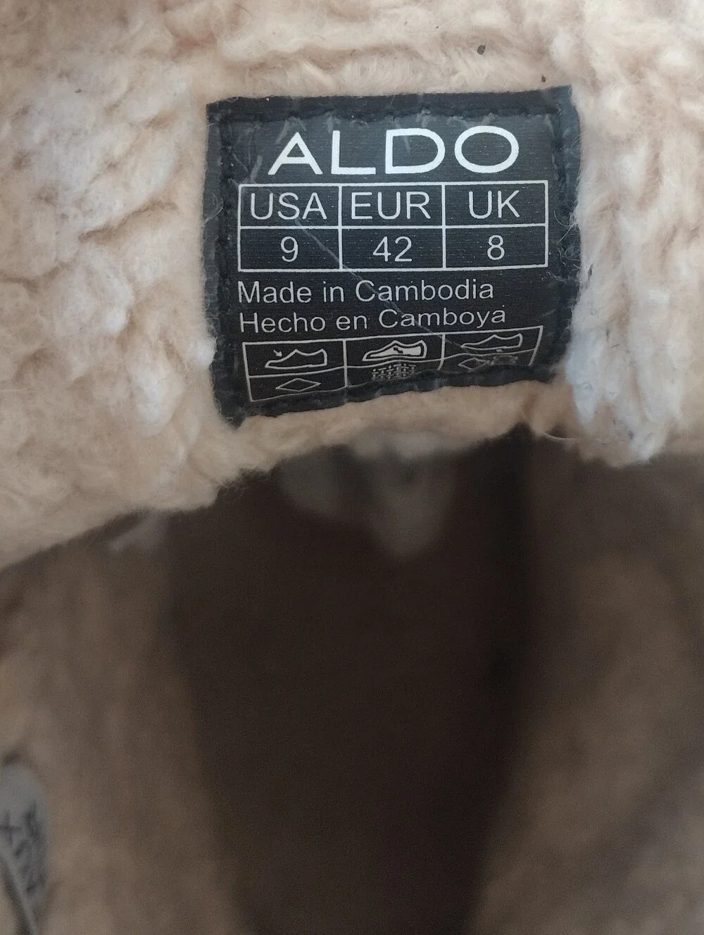 Men's Size 9 Aldo Waterproof Winter Snow Boots